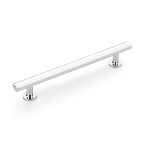 Schaub and Company, Heathrow, 6" Bar Pull, Polished Chrome