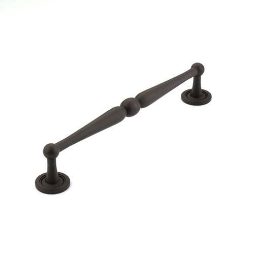 Schaub and Company, Atherton, 8" Plain Footplate Straight Pull, Oil Rubbed Bronze