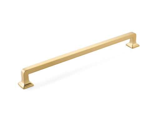 Schaub and Company, Menlo Park, 15" Straight Appliance Pull, Signature Satin Brass