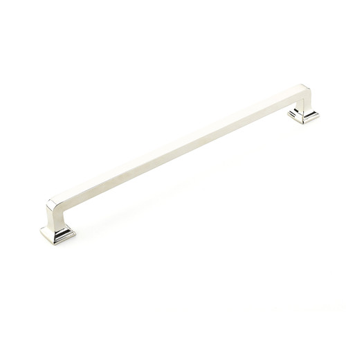 Schaub and Company, Menlo Park, 15" Straight Appliance Pull, Polished Nickel