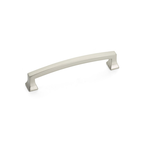 Schaub and Company, Menlo Park, 5" Curved Pull, Brushed Nickel