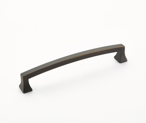 Schaub and Company, Menlo Park, 6" Curved Pull, Ancient Bronze