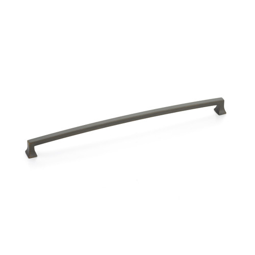 Schaub and Company, Menlo Park, 12" (305mm) Curved Pull, Ancient Bronze