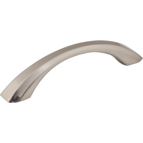 Jeffrey Alexander, Wheeler, 3 3/4" (96mm) Curved Pull, Satin Nickel
