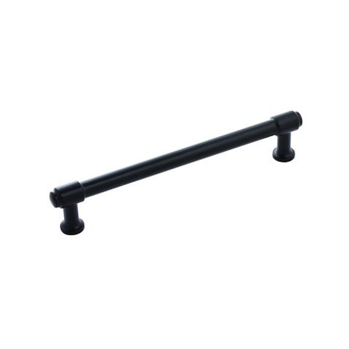 Belwith Hickory, Piper, 6 5/16" (160mm) Bar Pull, Matte Black