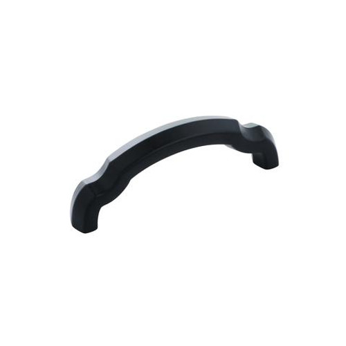 Belwith Hickory, Veranda, 3" Curved Pull, Matte Black