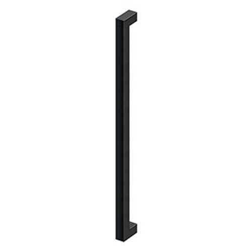 Deltana, 36" Extra Large Contemporary Straight Pull, Paint Black