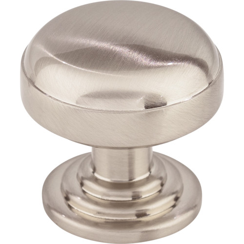 Top Knobs, Ellis, Ellis, 1 1/4" Round Knob, Brushed Satin Nickel