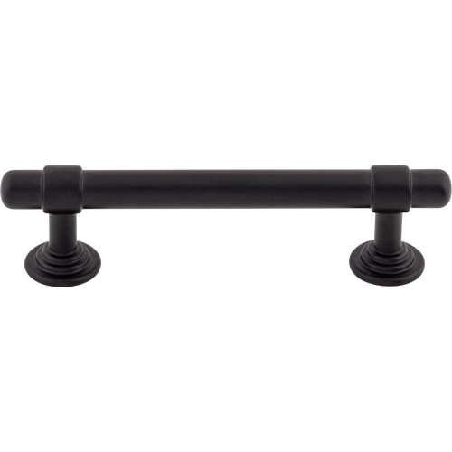 Top Knobs, Ellis, Ellis, 3 3/4" (96mm) Bar Pull, Flat Black