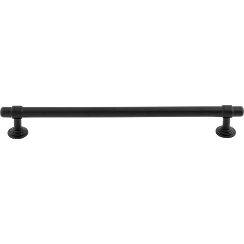 Top Knobs, Ellis, Ellis, 8 13/16" (224mm) Bar Pull, Flat Black