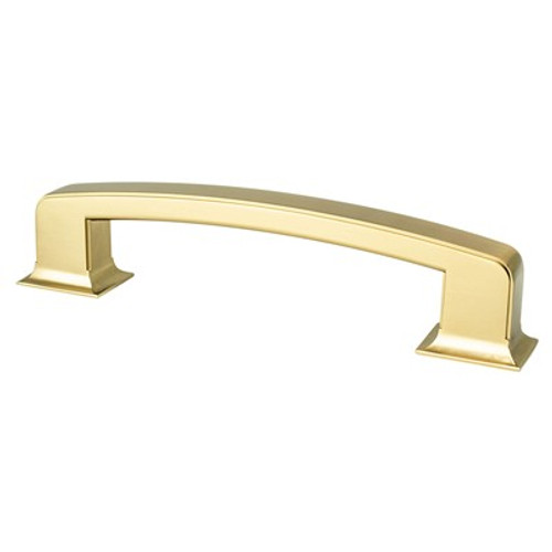 Berenson, Hearthstone, 6" Curved Pull, Modern Brushed Gold