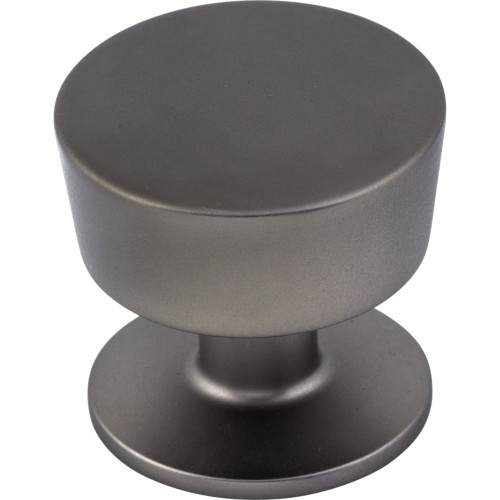 Top Knobs, Nouveau, Essex, 1 3/16" Round Knob, Ash Gray