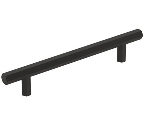 Amerock, Caliber, 5 1/16" (128mm) Bar Pull, Matte Black