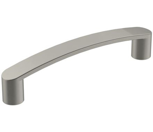 Amerock, Everyday Basics, Rift, 3 3/4" (96mm) Curved Pull, Satin Nickel