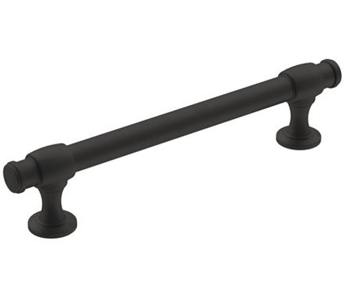 Amerock, Winsome, 5 1/16" (128mm) Bar Pull, Matte Black