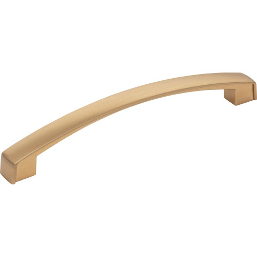 Jeffrey Alexander, Merrick, 6 5/16" (160mm) Curved Pull, Satin Bronze