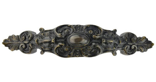 Notting Hill, King's Road, Queensway, 4" Pull, Dark Brass