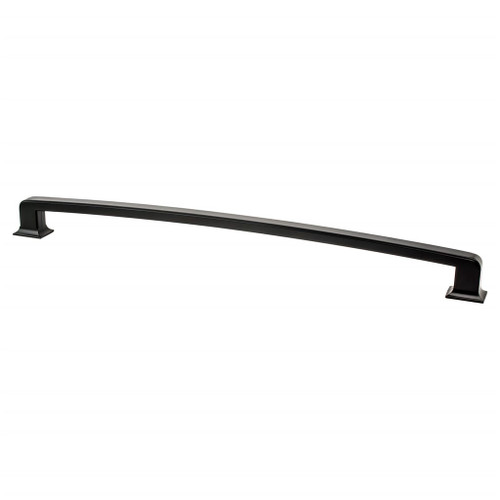 Berenson, Hearthstone, 18" Curved Appliance Pull, Matte Black