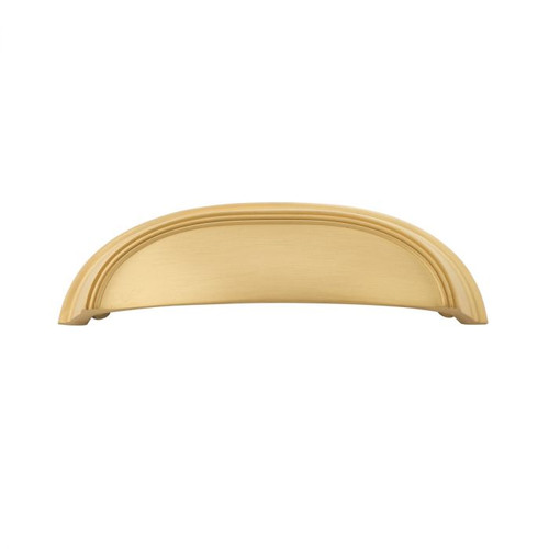 Belwith Hickory, American Diner, 3" and 3 3/4" (96mm) Cup Pull, Brushed Golden Brass