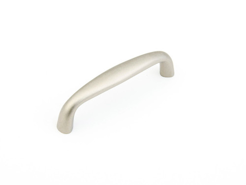 Schaub and Company, Traditional, 3" Curved Pull, Distressed Nickel