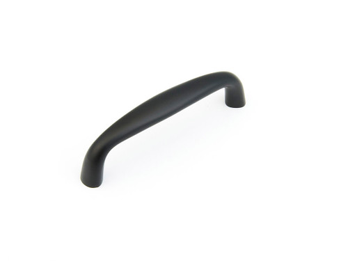Schaub and Company, Traditional, 3" Curved Pull, Flat Black
