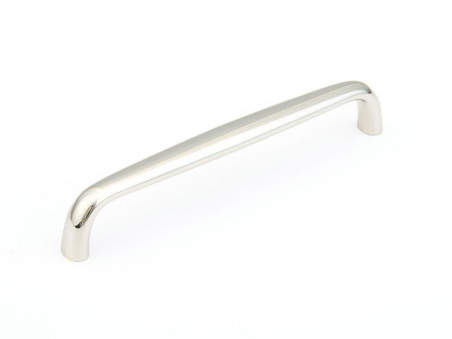 Schaub and Company, Traditional, 6" Curved Pull, Polished Nickel