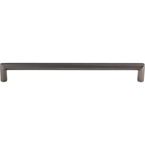 Top Knobs, Serene, Lydia, 9" Square Ended Pull, Ash Gray