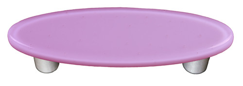 Aquila Art Glass, Solids, 3" Oval Straight Pull, Neo-Lavender