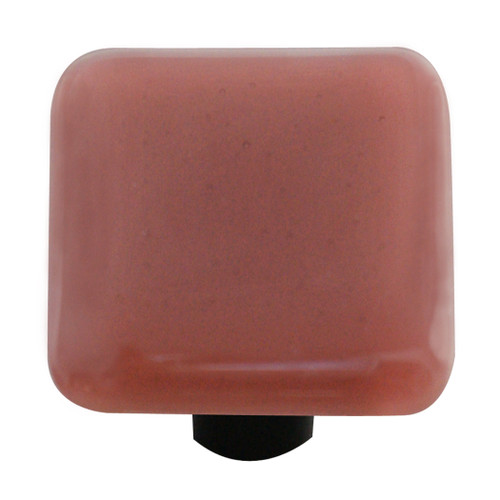 Aquila Art Glass, Solids, 1 1/2" Square Knob, Light Plum