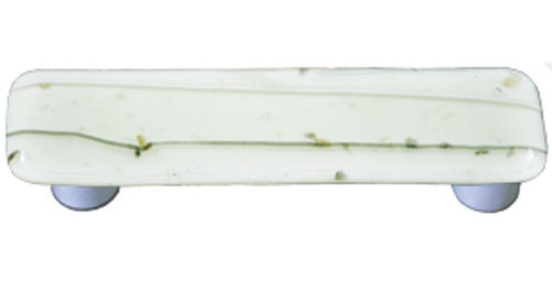 Aquila Art Glass, Mardi Gras, 3" Straight Pull, French Vanilla and French Vanilla