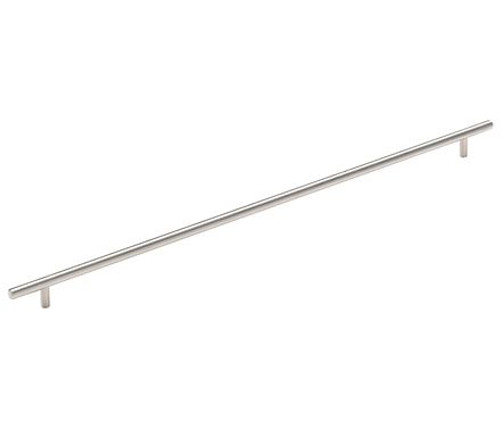 Amerock, Bar Pulls, 21 7/16" (544mm) Bar Pull, Sterling Nickel