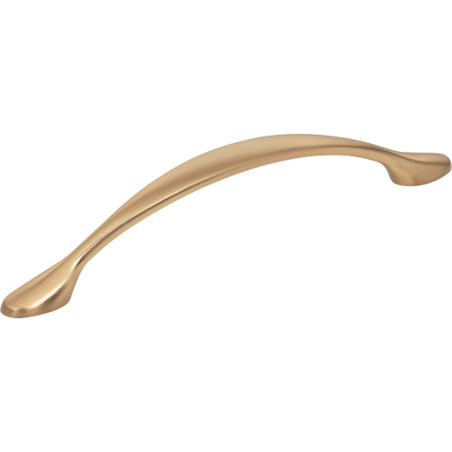 Elements, Somerset, 5 1/16" (128mm) Curved Foot Pull, Satin Bronze