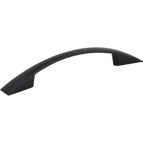 Jeffrey Alexander, Regan, 3 3/4" (96mm) Curved Pull, Matte Black