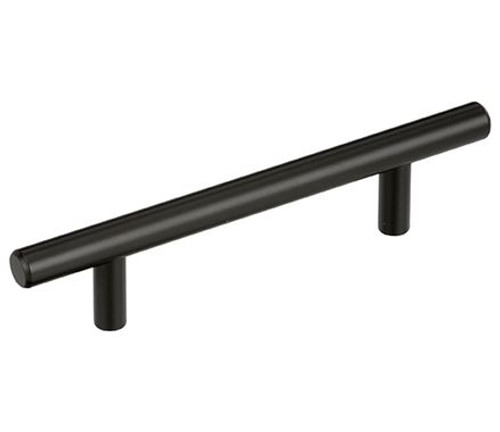 Amerock, Bar Pulls, 3 3/4" (96mm) Bar Pull, Black Bronze