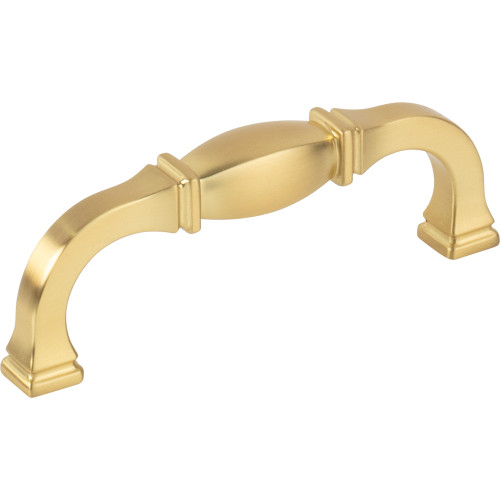 Jeffrey Alexander, Audrey, 3 3/4" (96mm) Curved Pull, Brushed Gold