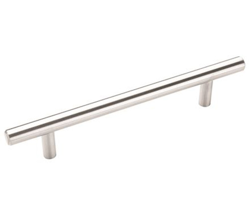 Amerock, Bar Pulls, 5 1/16" (128mm) Bar Pull, Stainless Steel