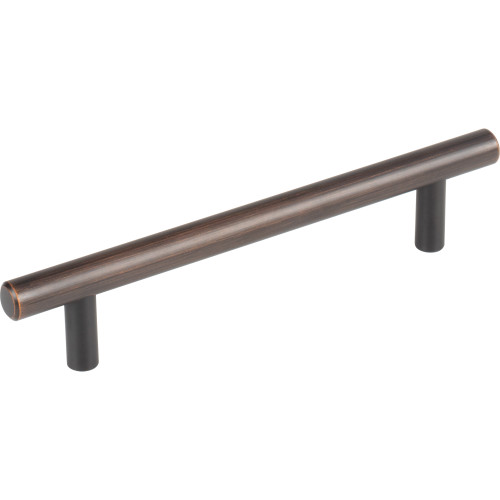 Elements, Naples, 5 1/16" (128mm), 6 15/16" Total Length Bar Pull, Dark Brushed Bronze