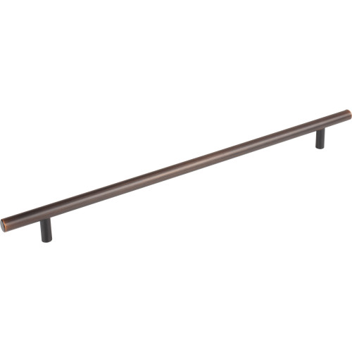 Elements, Naples, 12 9/16" (319mm), 15 11/16" Total Length Bar Pull, Dark Brushed Bronze