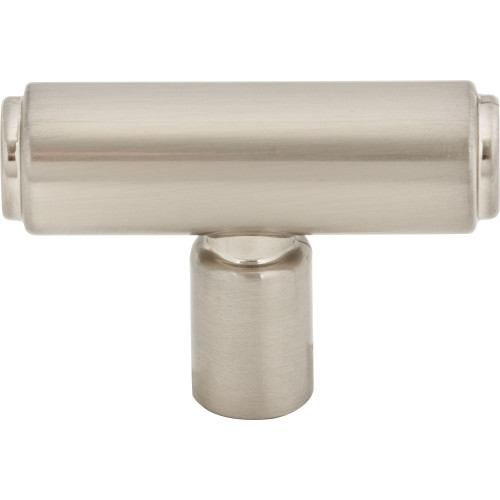 Top Knobs, Regent's Park, Clarence, 2" T-Knob, Brushed Satin Nickel