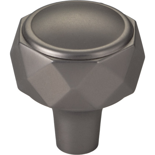 Top Knobs, Regent's Park, Kingsmill, 1 1/4" Round Knob, Ash Gray