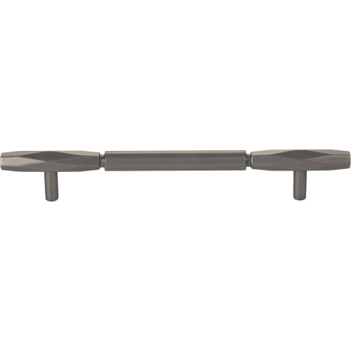 Top Knobs, Regent's Park, Kingsmill, 6 5/16" (160mm) Bar Pull, Ash Gray