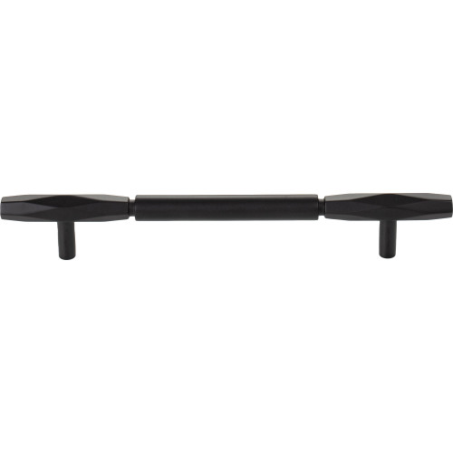 Top Knobs, Regent's Park, Kingsmill, 6 5/16" (160mm) Bar Pull, Flat Black