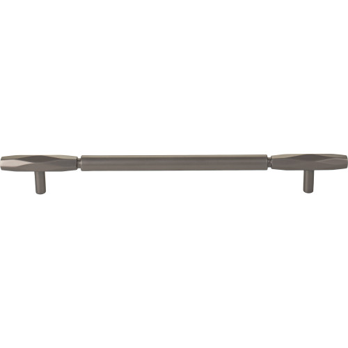 Top Knobs, Regent's Park, Kingsmill, 8 13/16" (224mm) Bar Pull, Ash Gray