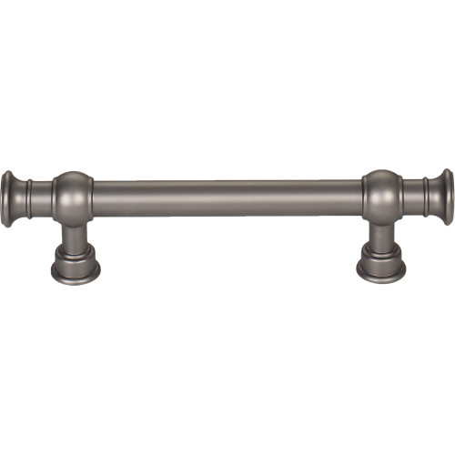 Top Knobs, Regent's Park, Ormonde, 3 3/4" (96mm) Bar Pull, Ash Gray