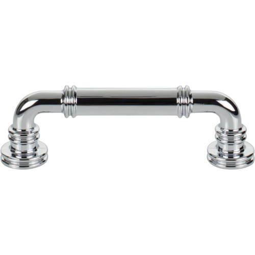 Top Knobs, Morris, Cranford, 3 3/4" (96mm) Straight Pull, Polished Chrome