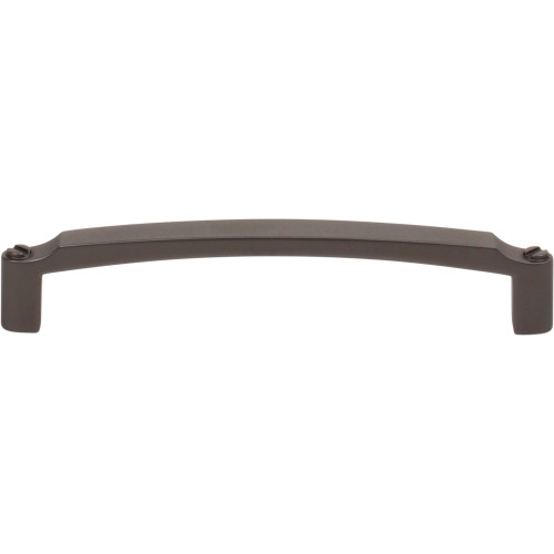 Top Knobs, Morris, Haddonfield, 5 1/16" (128mm) Curved Pull, Ash Gray
