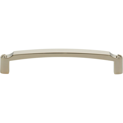 Top Knobs, Morris, Haddonfield, 6 5/16" (160mm) Curved Pull, Polished Nickel