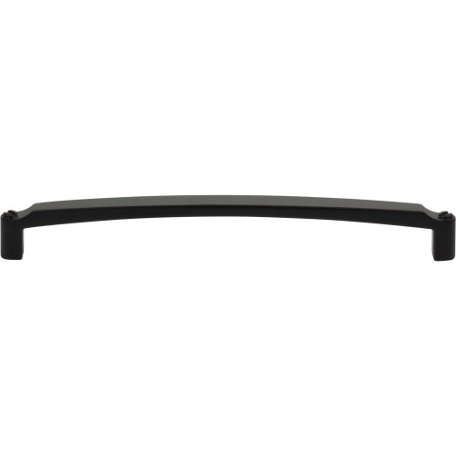 Top Knobs, Morris, Haddonfield, 8 13/16" (224mm) Curved Pull, Flat Black