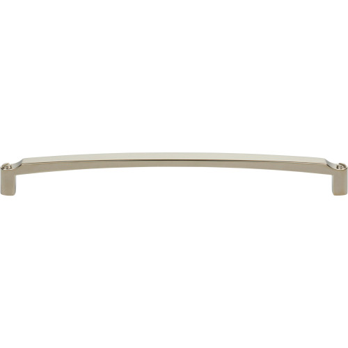 Top Knobs, Morris, Haddonfield, 12" (305mm) Curved Pull, Polished Nickel