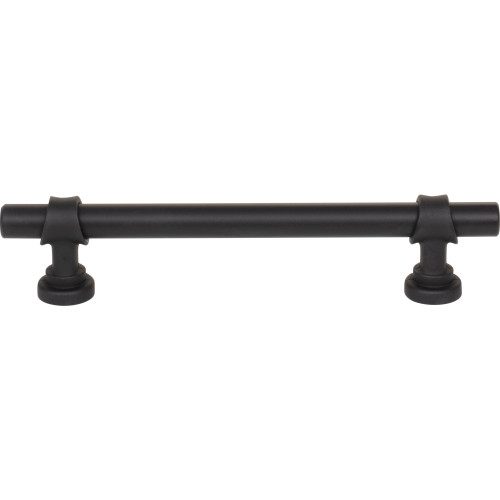 Top Knobs, Dakota, Bit, 5 1/16" (128mm) Bar Pull, Flat Black